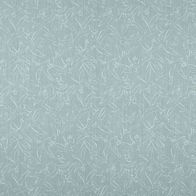 Kit Kemp Inside Out Linen Fabric in Aqua